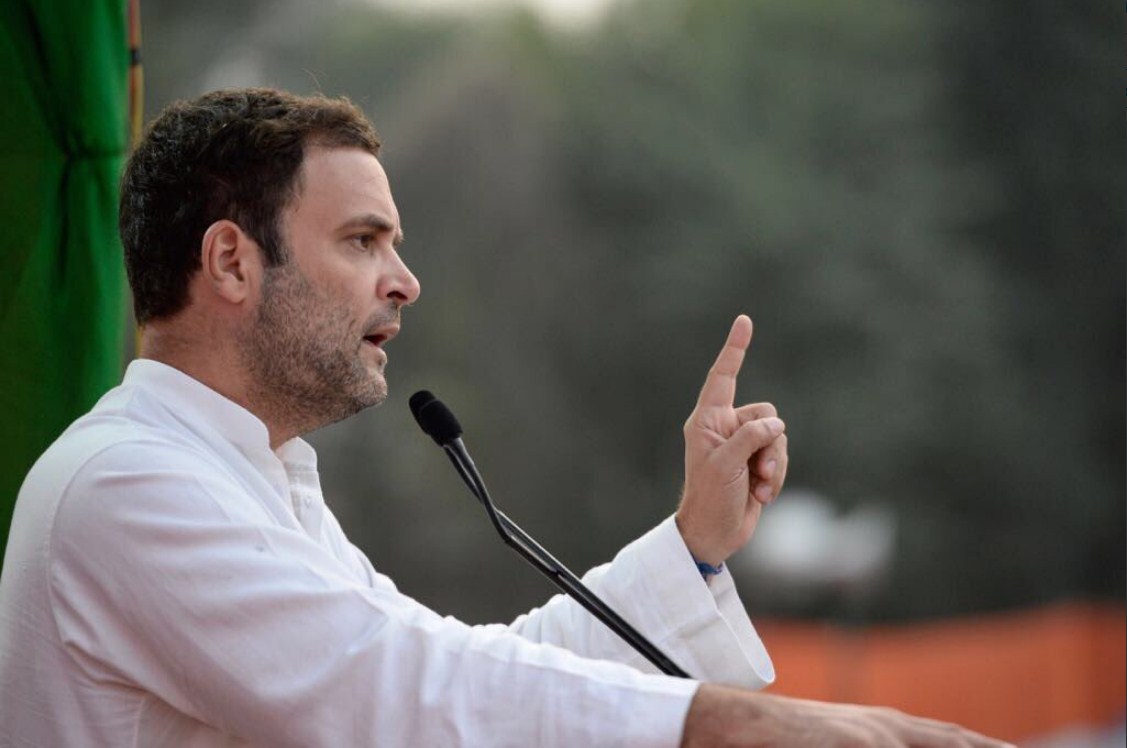 rahul gandhi reached gujarat on tour of three days and again said
