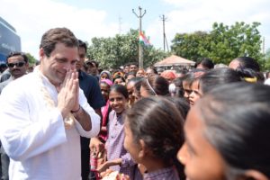 rahul gandhi in surat raili and talking about gst and demonetizationg