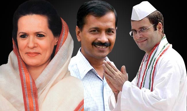 arvind kejariwal alog with many leaders congratulate to rahul gandhi as president of congress party